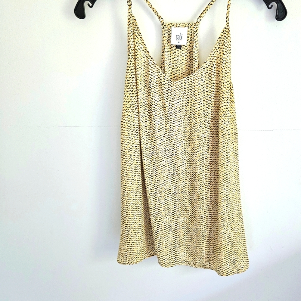 Cabi Impression Yellow Cami Tank Top. 5908